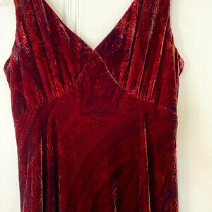 Worn Once: Slinky Velvet Gown